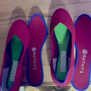 Final price - need to sell quickly.  Authentic Red Rothy’s The Flat.  NWOT.